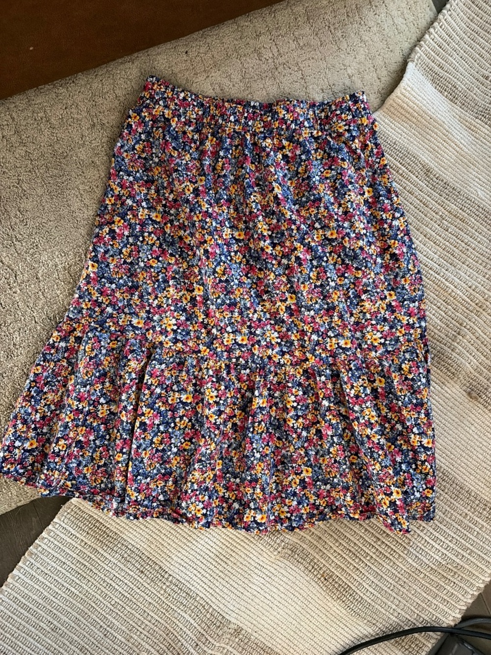 Old Navy girls floral skirt